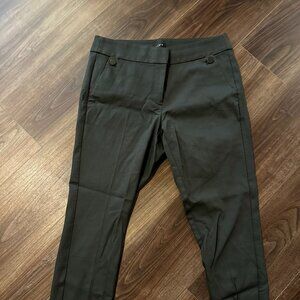 Loft Olive Green Julie Skinny Pant - Size 6